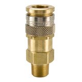 RF Series High Flow Brass Coupler with Male Thread